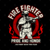 Fire Fighter Throw Pillow Official Firefighter Merch