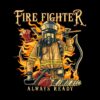 Fire Fighter Throw Pillow Official Firefighter Merch