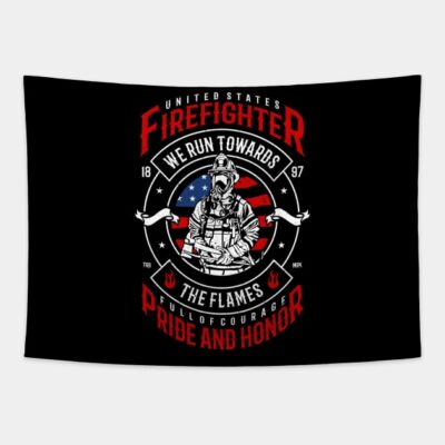 Fire Fighter Tapestry Official Firefighter Merch