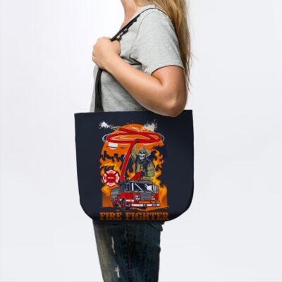 Fire Fighter Skull Tote Official Firefighter Merch