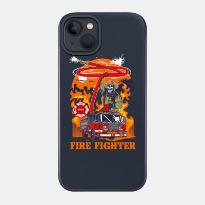 Fire Fighter Skull Phone Case Official Firefighter Merch