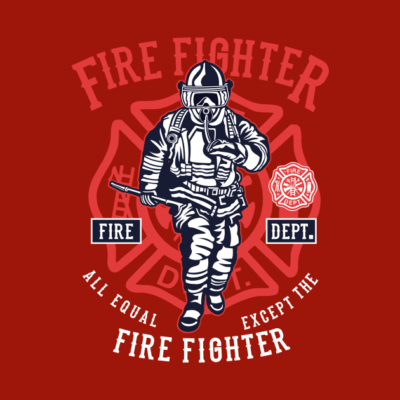 Fire Fighter Throw Pillow Official Firefighter Merch