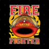 Fire Fighter Red Helmet Throw Pillow Official Firefighter Merch