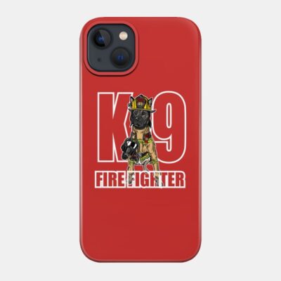 K9 Fire Fighter Poster Phone Case Official Firefighter Merch