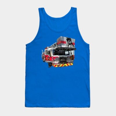 Fire Truck With Open Door Tank Top Official Firefighter Merch