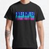 Firefighter With Long Gradient Shadow T-Shirt Official Firefighter Merch