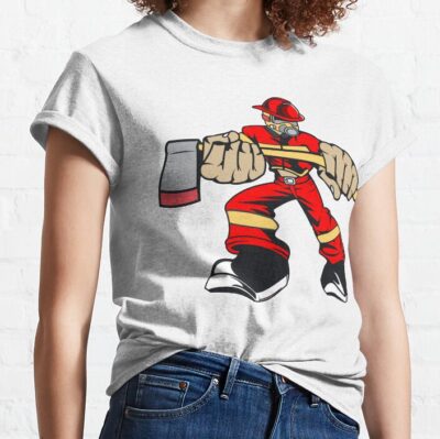 Firefighter Firefighter Hero Ax T-Shirt Official Firefighter Merch