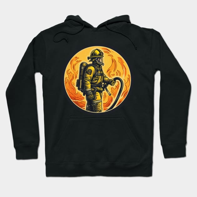 Fire Fighter On Trend Hoodie